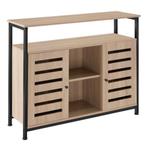 tectake Wandkast Warrington 100x37x82cm - Industrieel licht, Huis en Inrichting, Kasten |Televisiemeubels, Verzenden, Nieuw