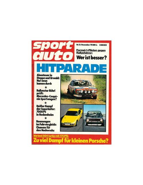 1978 SPORT AUTO MAGAZINE 12 DUITS, Livres, Autos | Brochures & Magazines