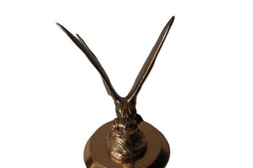 M. Bertin - Sculpture, Art deco bronzen libelle / dragonfly, Antiek en Kunst, Antiek | Meubels | Stoelen en Sofa's