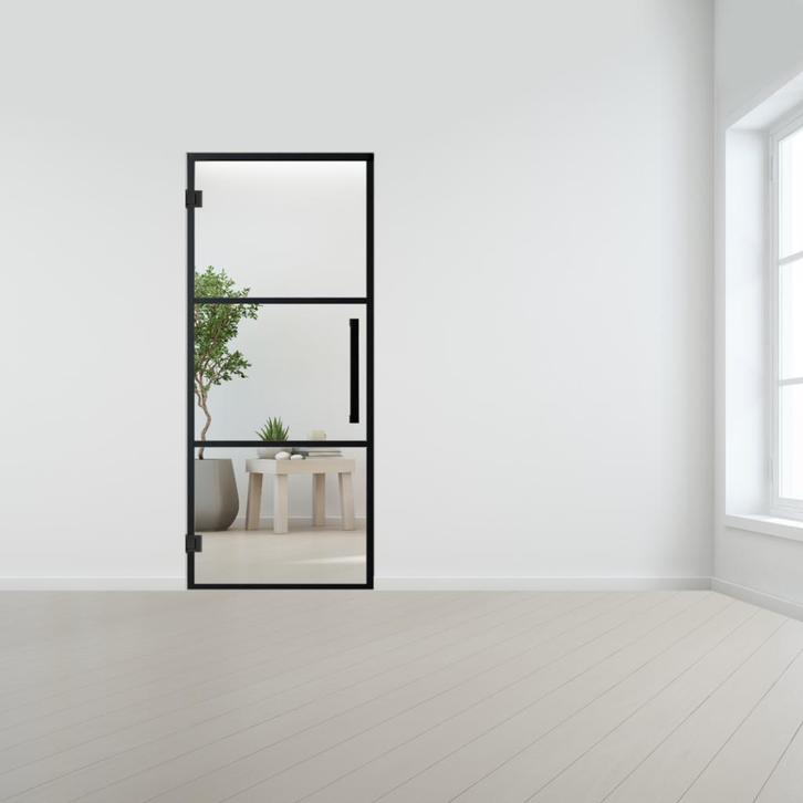 Steel look pendeldeur zonder kozijn, Doe-het-zelf en Bouw, Deuren en Vliegenramen, Nieuw, Verzenden