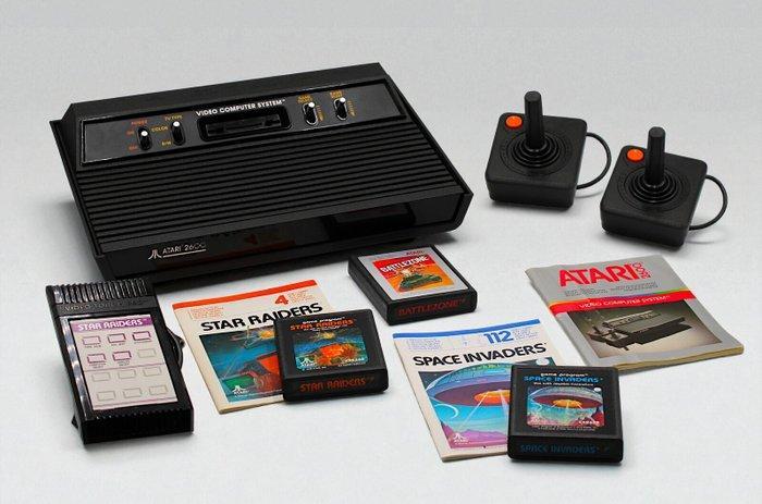 Atari - 2600 - WORKING!! 3 Games: Space Invaders, Star, Games en Spelcomputers, Spelcomputers | Overige Accessoires