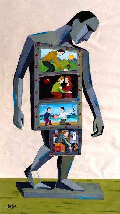 Vanity Far - The World is Made for Two - XXL, Antiek en Kunst, Kunst | Schilderijen | Modern