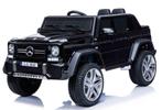 Kinderauto, MERCEDES-BENZ MAYBACH G650-S Landaulet zwart,12V, Ophalen of Verzenden