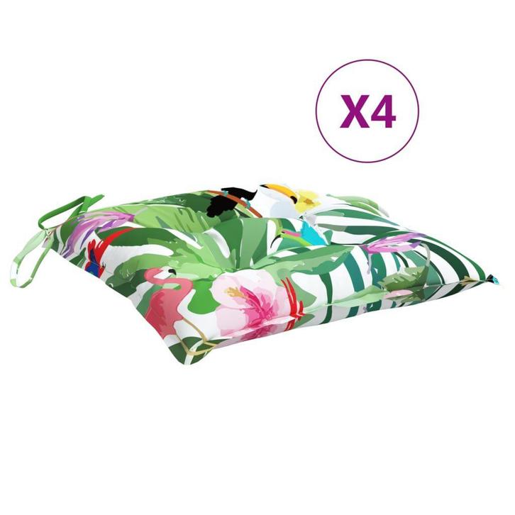 4x Stoelkussens 50cm | Tweede Kansje | Nu 46% Korting, Tuin en Terras, Tuinmeubel-accessoires, Nieuw, Verzenden