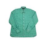Vintage Tommy Hilfiger Green White Squared Shirt maat L, Vêtements | Hommes, Chemises, Ophalen of Verzenden