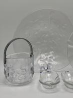 Kosta Boda - Dienblad (5) - Druiven, appelboom, blad - Glas