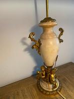 Lampe - Albâtre, Laiton