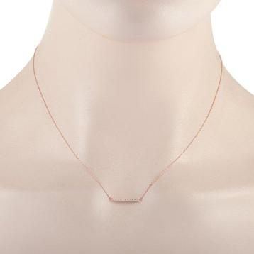 Collier - 14 carats Or jaune, COLLIER PENDENTIF EN OR ROSE