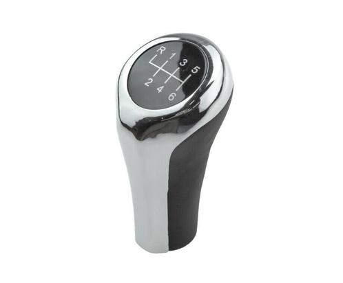 Pookknop BMW Universeel Leder/Chroom 5 of 6 bak, Auto diversen, Auto-accessoires, Nieuw, Verzenden