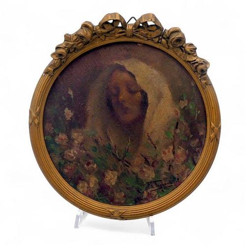 Piero Travaglini (1927-2015) - Madonna dei Fiori, Antiek en Kunst, Kunst | Schilderijen | Klassiek