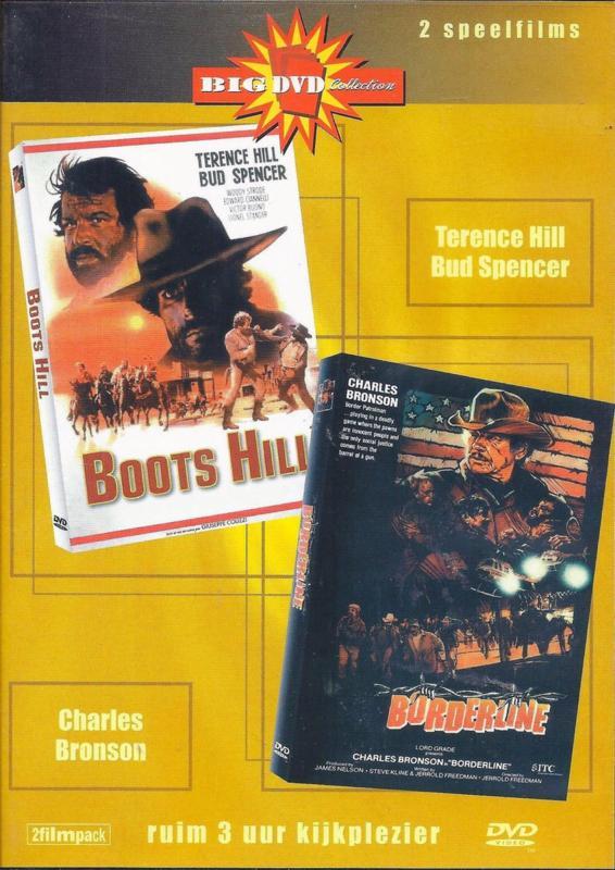 2 films op 1 dvd Boots Hill en Borderline (dvd nieuw), Cd's en Dvd's, Dvd's | Actie, Ophalen of Verzenden