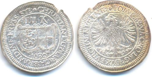 Batzen zu 4 Kreuzer Fuerth 1630 F Brandenburg Bayreuth: C..., Postzegels en Munten, Munten | Europa | Niet-Euromunten, België