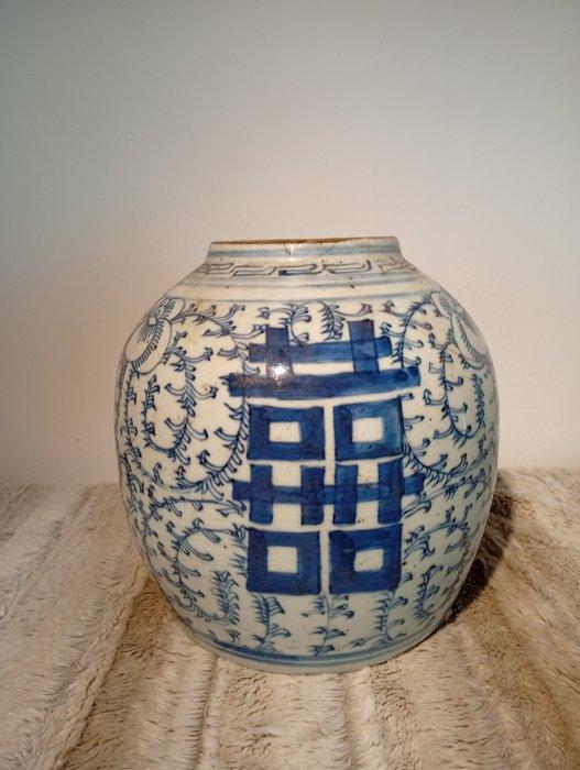 Vazen en likeerset - Keramiek - China - Eind 20e eeuw, Antiek en Kunst, Curiosa en Brocante