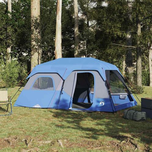 vidaXL Gezinstent 9-persoons waterdicht snelontgrendeling, Caravans en Kamperen, Tenten, Nieuw, Verzenden