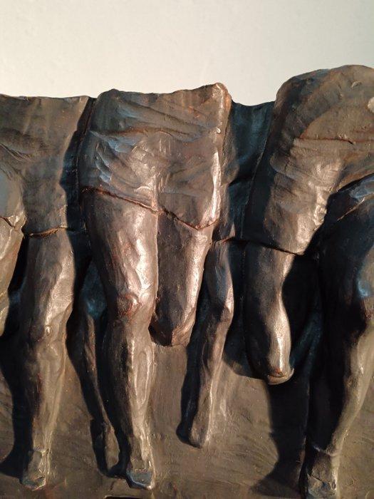 Joan Castejón (1945) - La cursa, Antiek en Kunst, Kunst | Designobjecten