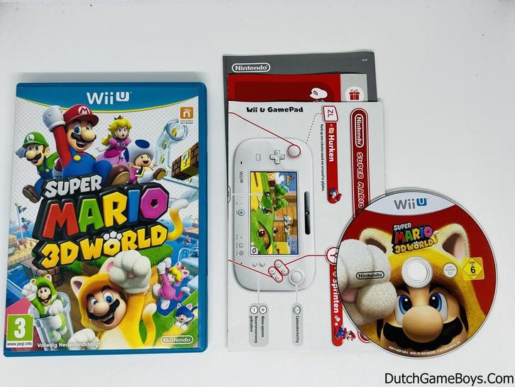 Nintendo Wii U - Super Mario 3D World - HOL, Games en Spelcomputers, Games | Nintendo Wii U, Gebruikt, Verzenden
