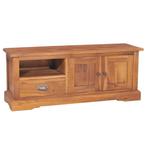 vidaXL Meuble TV 100x30x40 cm Bois de teck solide, Maison & Meubles, Armoires | Mobilier de télévision, Verzenden, Neuf