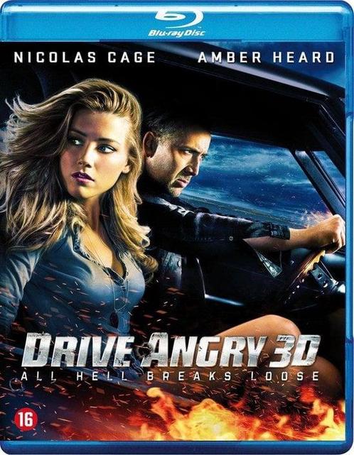 Drive Angry 2D en 3D (blu-ray tweedehands film), Cd's en Dvd's, Blu-ray, Ophalen of Verzenden