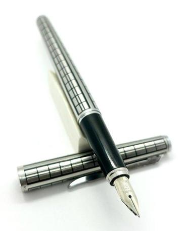 Platinum - Riviere (engraved black check) - 14K white gold beschikbaar voor biedingen