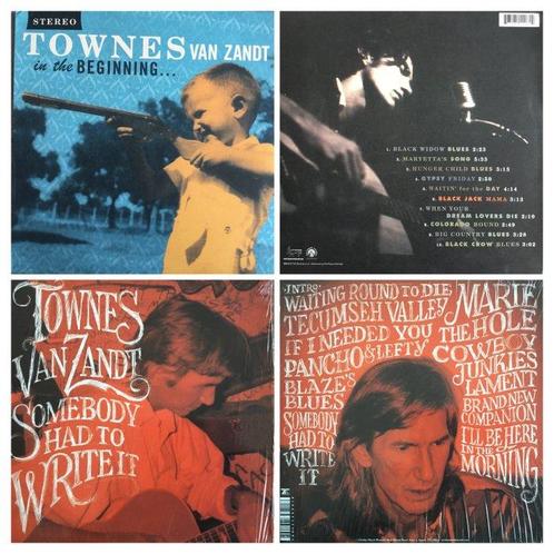 Townes Van Zandt - 2 x albums - In The Beginning, Somebody, Cd's en Dvd's, Vinyl Singles