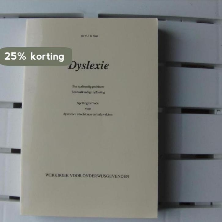 Dyslexie 9789073377028 Haan, Boeken, Studieboeken en Cursussen, Gelezen, Verzenden