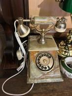 Analoge telefoon - Onyx, Messing - Retro telefoon