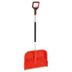 vidaXL Sneeuwschep 136 cm aluminium rood, Verzenden, Nieuw
