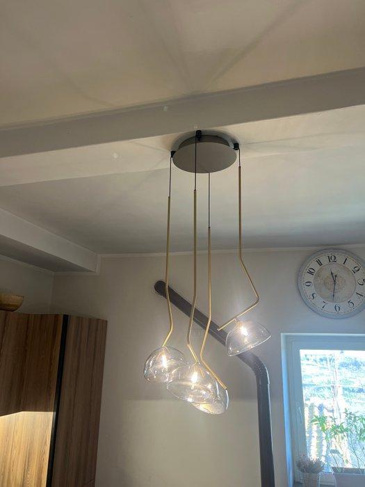 Cattelan - Kroonluchter - Verguld messing - Lampadario, Antiek en Kunst, Antiek | Verlichting