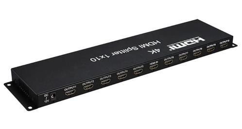 DrPhone MultiVision4 - 4K HDMI Splitter 1x10 - Video, Audio, Tv en Foto, Overige Audio, Tv en Foto, Nieuw, Verzenden