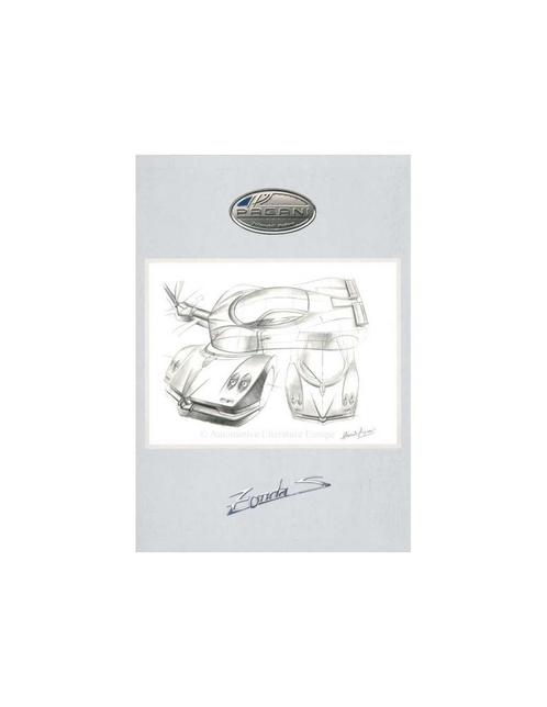 2000 PAGANI ZONDA C12 S BROCHURE ITALIAANS / ENGELS, Boeken, Auto's | Folders en Tijdschriften