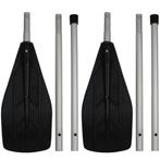Peddels set deelbaar 3-delig 133cm aluminium