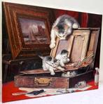 N. Winston (XX-XXI) - Petits Chatons en lAtelier dArtiste, Antiquités & Art