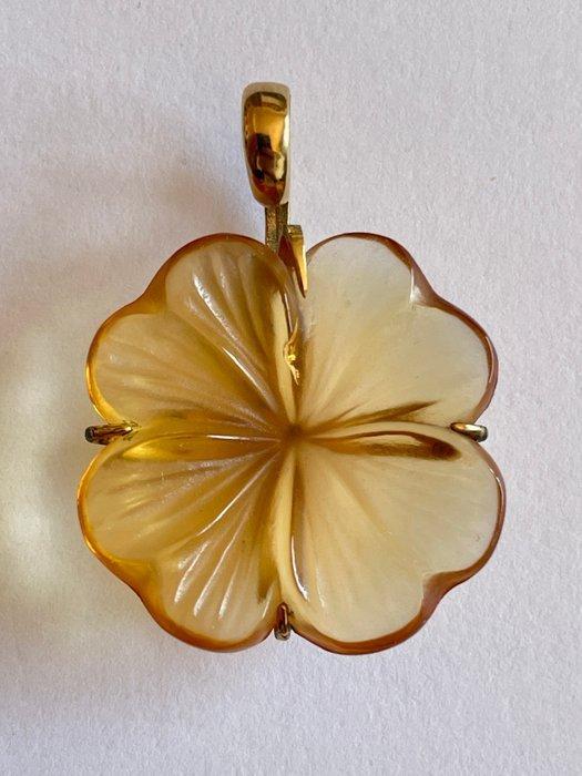 René Lalique - “Bonheur” (bagged) - Kristal, verguld -, Antiquités & Art, Antiquités | Verre & Cristal