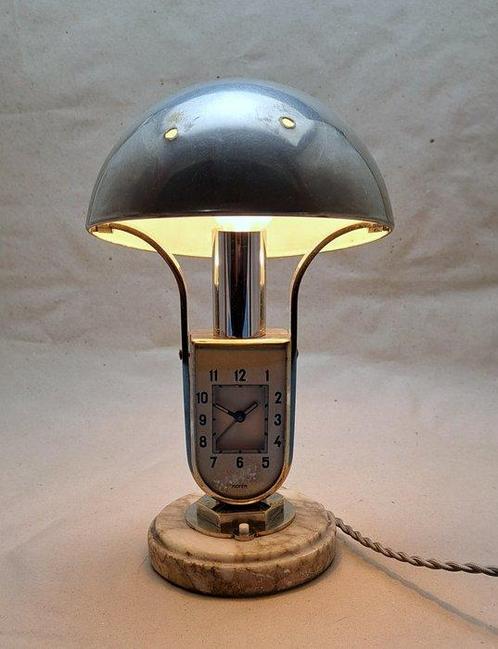 Art deco MOFEM lamp with alarm clock - Lanterne - Bauhaus -, Antiquités & Art, Art | Objets design