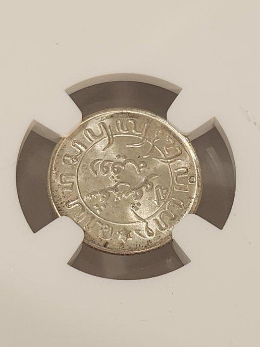 Nederlands-Indië. 1/10 Gulden 1945 P, P points to Top of, Postzegels en Munten, Munten | Nederland