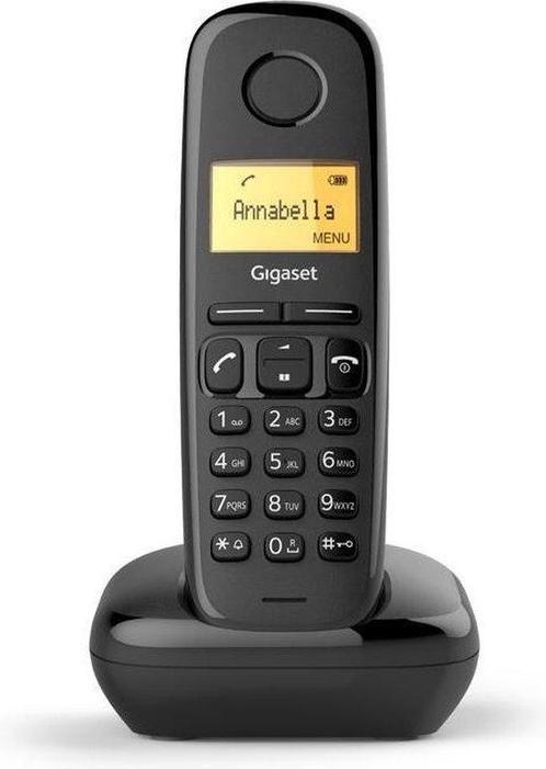 Gigaset A170 - zwart - 1 stuk, Télécoms, Téléphones fixes | Combinés & sans fil, Envoi