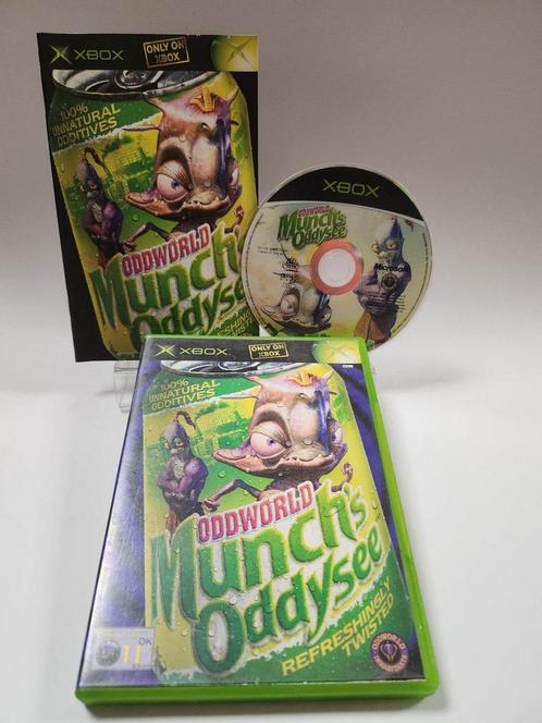 Oddworld Munchs Oddysee Xbox Original, Games en Spelcomputers, Games | Xbox Original, Zo goed als nieuw, Ophalen of Verzenden