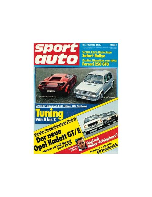 1983 SPORT AUTO MAGAZINE 05 DUITS, Boeken, Auto's | Folders en Tijdschriften, Ophalen of Verzenden