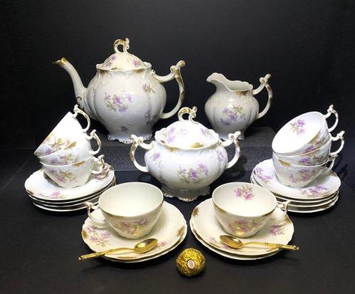 J.P. Limoges - Theeservies - Porselein, Antiek en Kunst, Antiek | Glaswerk en Kristal