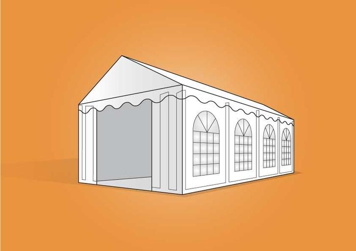 Ambisphere | tent 5x8m WIT Feesttent-Partytent, Tuin en Terras, Partytenten, Partytent, Nieuw