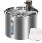 Nobleza RVS Drinkfontein Kat - Kattenfontein 2,45L - Waterfo, Verzenden, Nieuw