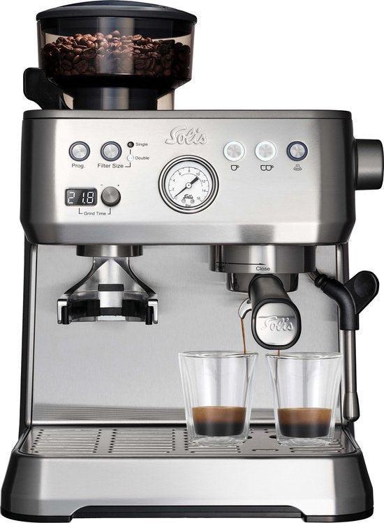 2dekans | Solis Grind & Infuse Perfetta 1019 Pistonmachine, Electroménager, Cafetières, Enlèvement ou Envoi