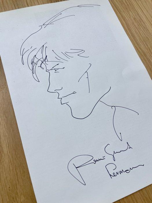 Hermann - Jérémiah - Dessin dédicacé à Gérard Méano - (1980), Boeken, Stripverhalen