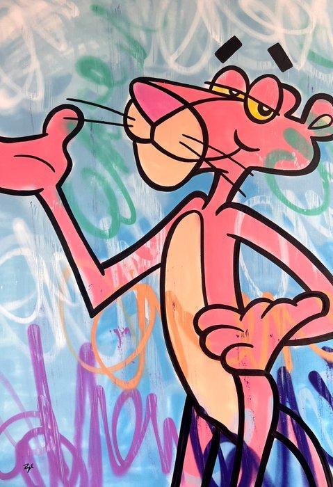 Gunnar Zyl (1988) - Pink Panther, Antiquités & Art, Art | Peinture | Moderne