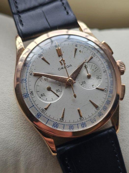 Omega - 320 Chronograph 18K Gold - OT 2872 - Heren - 1957, Handtassen en Accessoires, Horloges | Heren