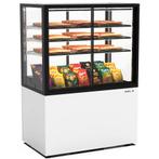 Neutrale Vitrine | INTEGRA | Wit/Zwart | 4 Niveaus |, Verzenden, Nieuw in verpakking