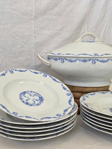HAVILAND - Ch.Field Limoges France - Service de table (13) -, Antiquités & Art