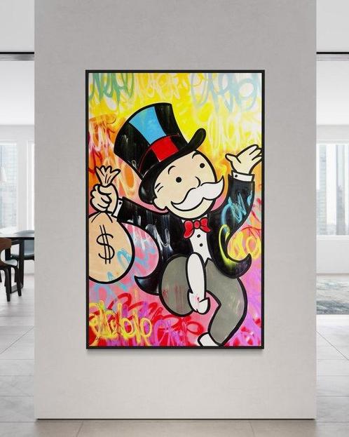 Gunnar Zyl (1988) - Mr Monopoly XXL, Antiek en Kunst, Kunst | Schilderijen | Modern