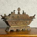Ashtamangala’s wierookbrander - Brons - Tibet - Eind 20e, Antiek en Kunst