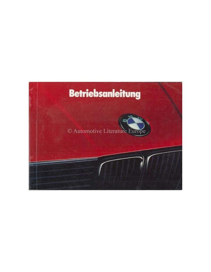 1990 BMW 3 SERIE INSTRUCTIEBOEKJE DUITS, Auto diversen, Handleidingen en Instructieboekjes